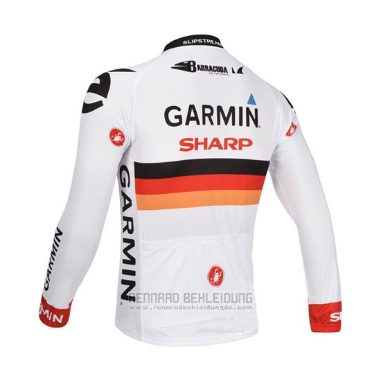2013 Fahrradbekleidung Garmin Sharp Champion Deutschland Trikot Langarm und Tragerhose
